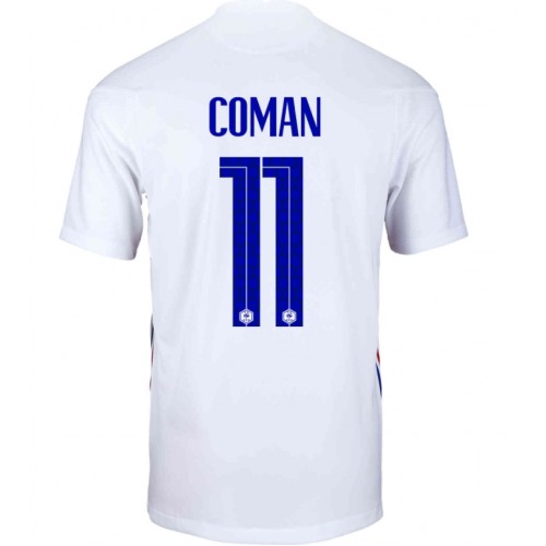 Francuska Dres Kingsley Coman 11 Gostujući EURO 2020 Kratkih Rukava Francuska Dres Kingsley Coman 11 Gostujući EURO 2020 Kratkih Rukava